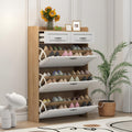 🎁 Meilleure Vente ! Armoire à Chaussures 3 Portes + 2 Tiroirs + Sac à Dos Offert