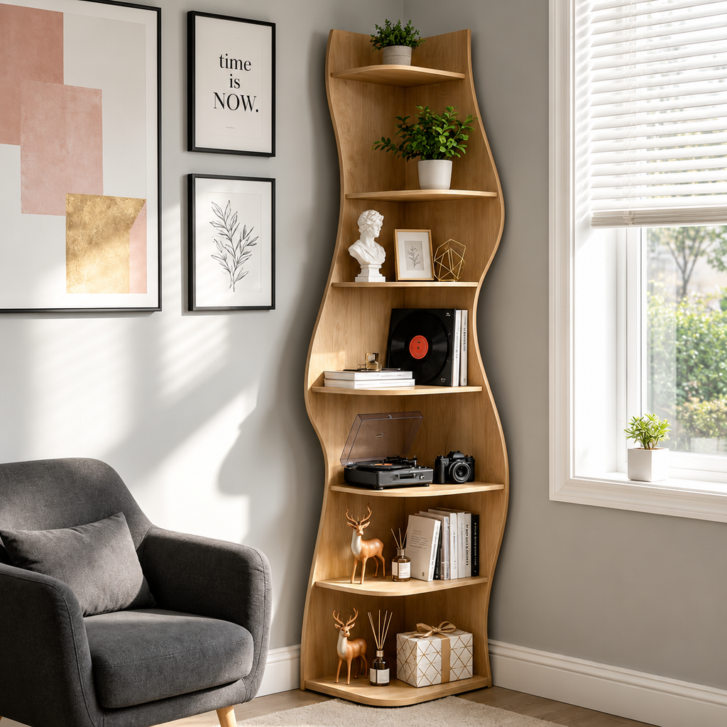 Ondine™ | Étagère Design d'Angle