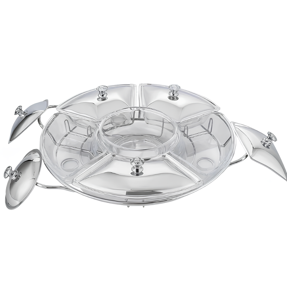 ✨ Plateau Rotatif de Luxe™ + Service de 48 Couverts Dorés OFFERT – Servez avec Élégance