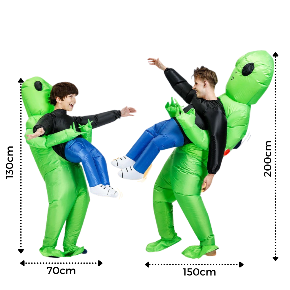 Costume d'alien gonflable