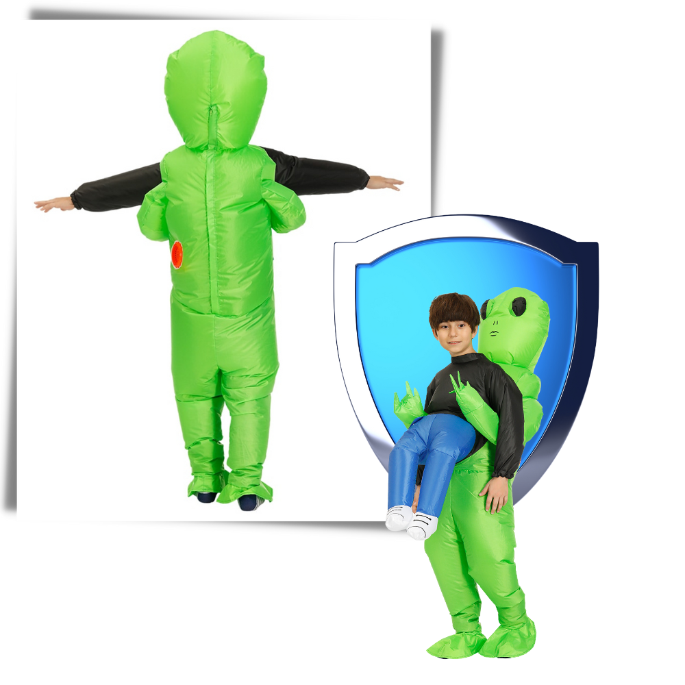 Costume d'alien gonflable