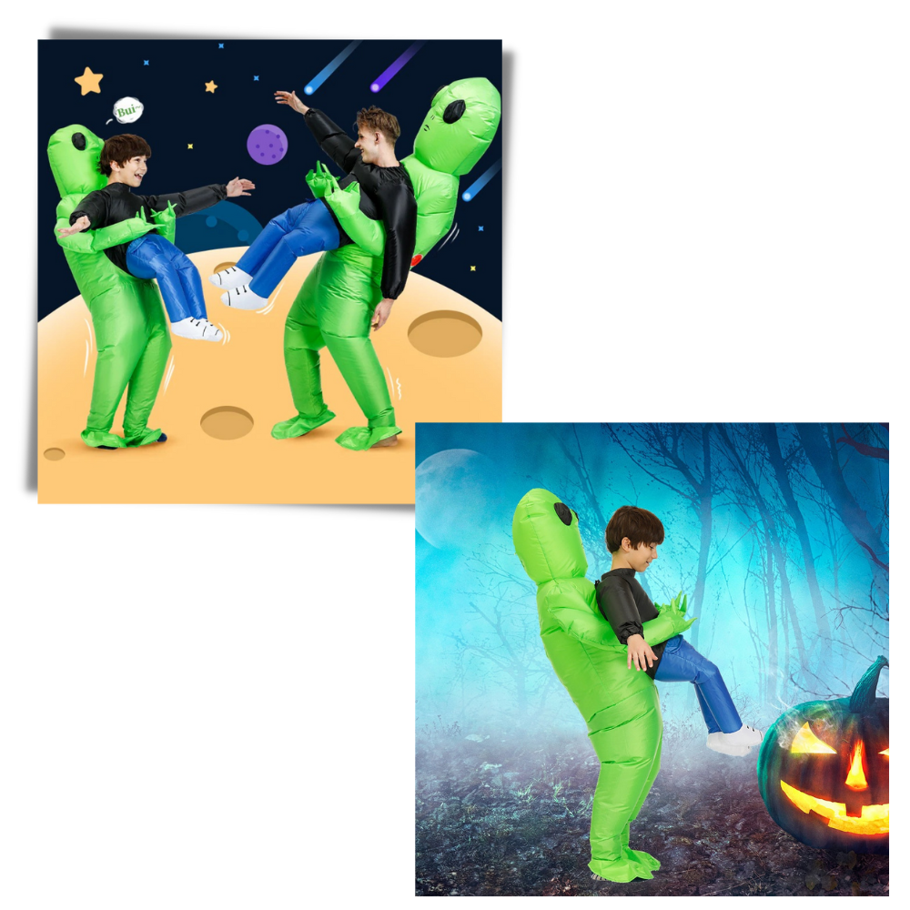 Costume d'alien gonflable