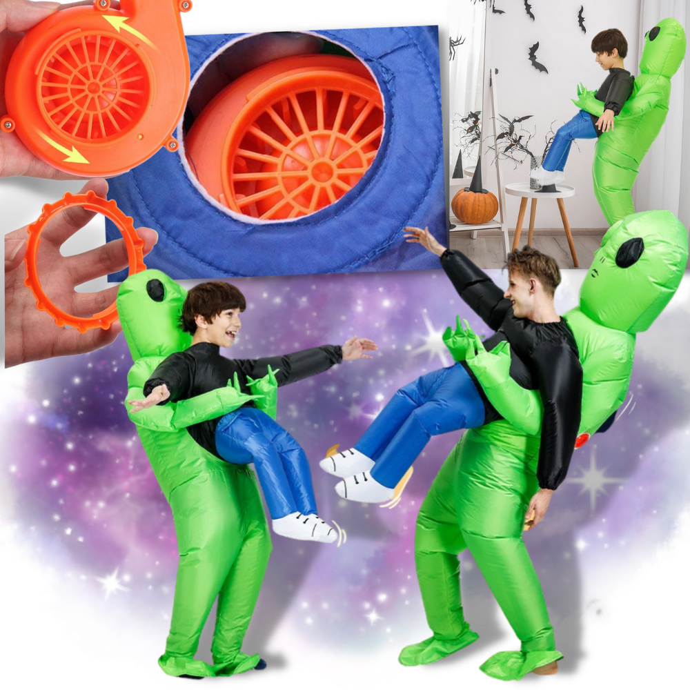 Costume d'alien gonflable