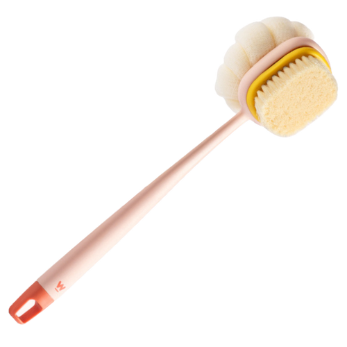 Brosse de bain exfoliante pour le corps