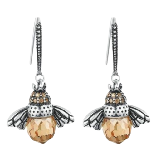 Boucles d'oreilles en forme d'abeille