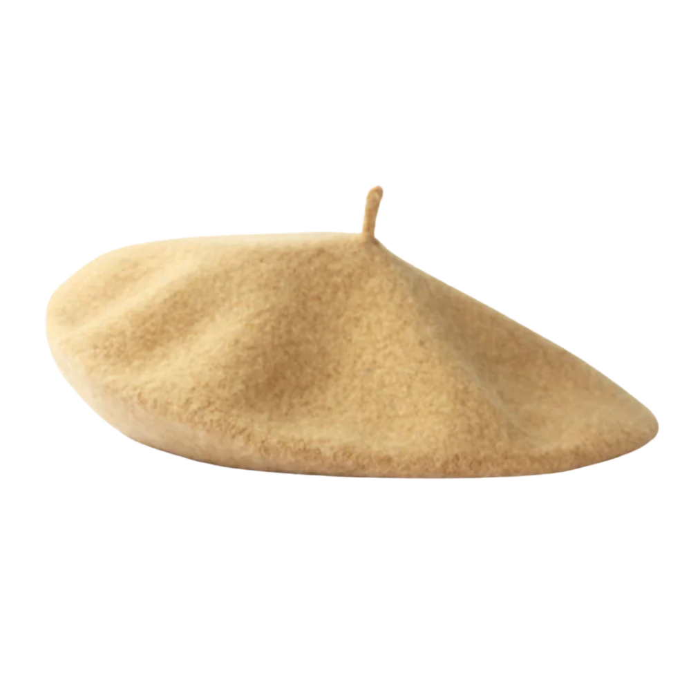 Béret classique en laine pour femme