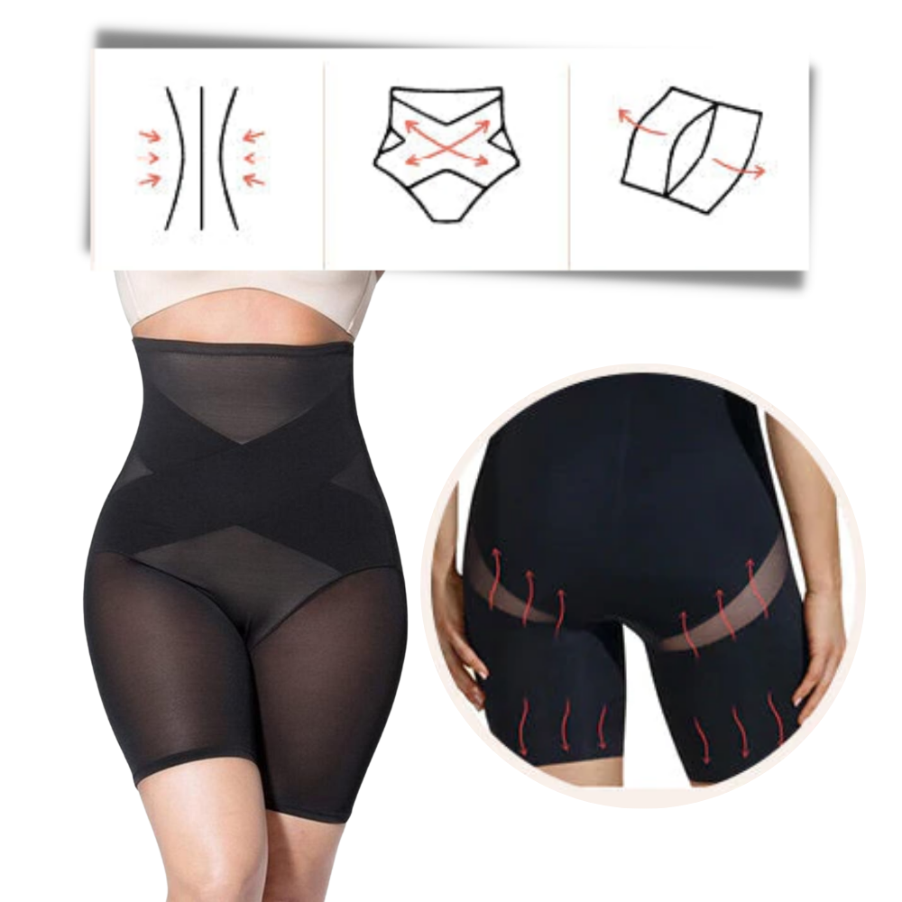 Sous-vêtements gainant amincissant taille haute