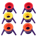 Lot de 6 bouchons supports de bouteille