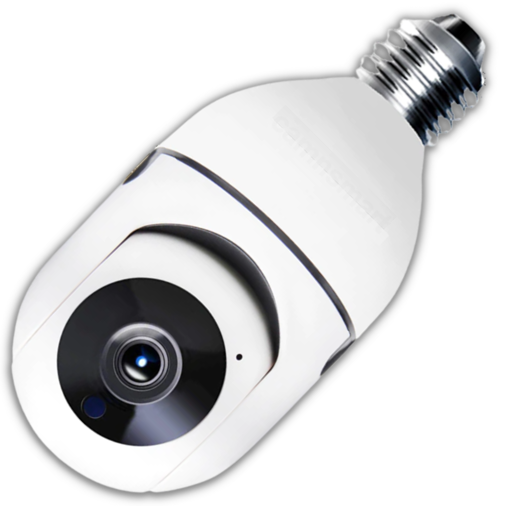 Ampoule intelligente avec caméra de surveillance