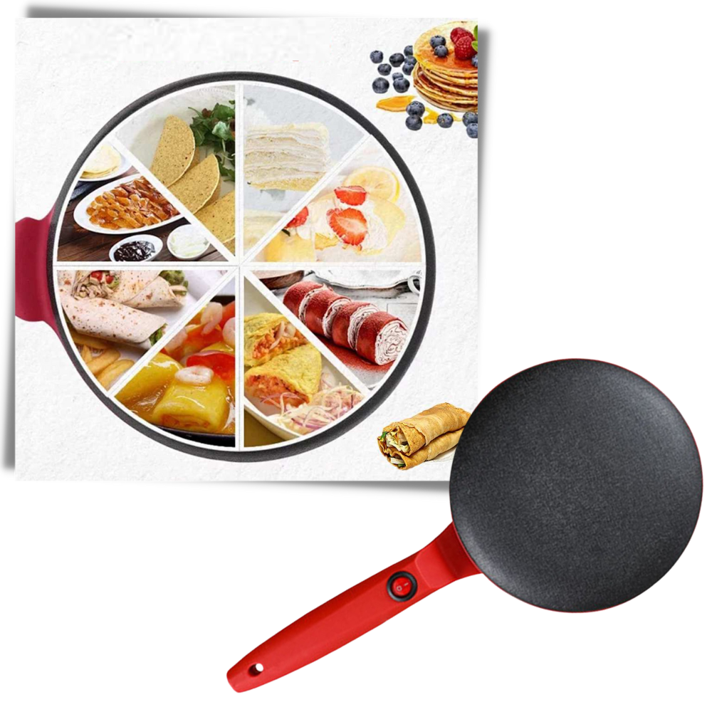 Crêpière électrique antiadhésive