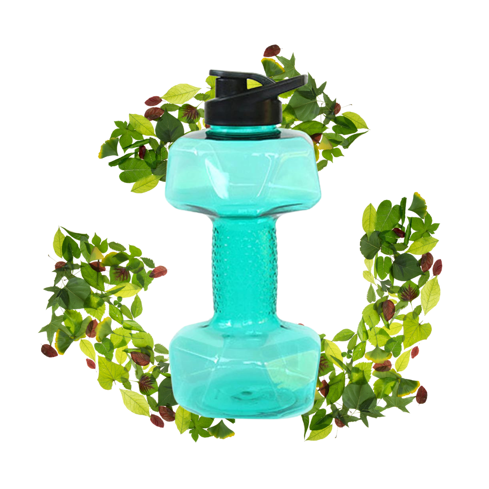 Bouteille d'eau haltère