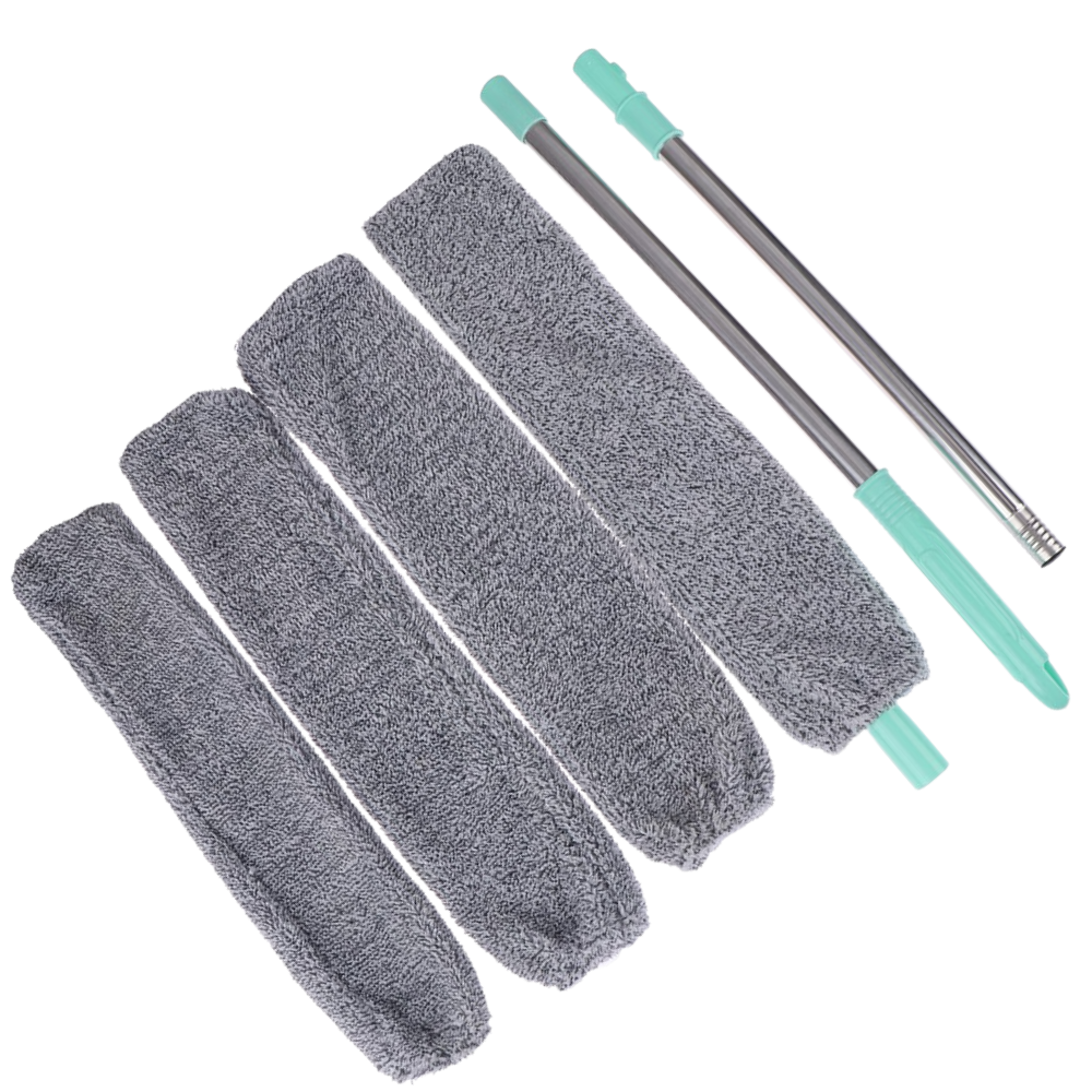 Nettoyeur télescopique de poussière en microfibre