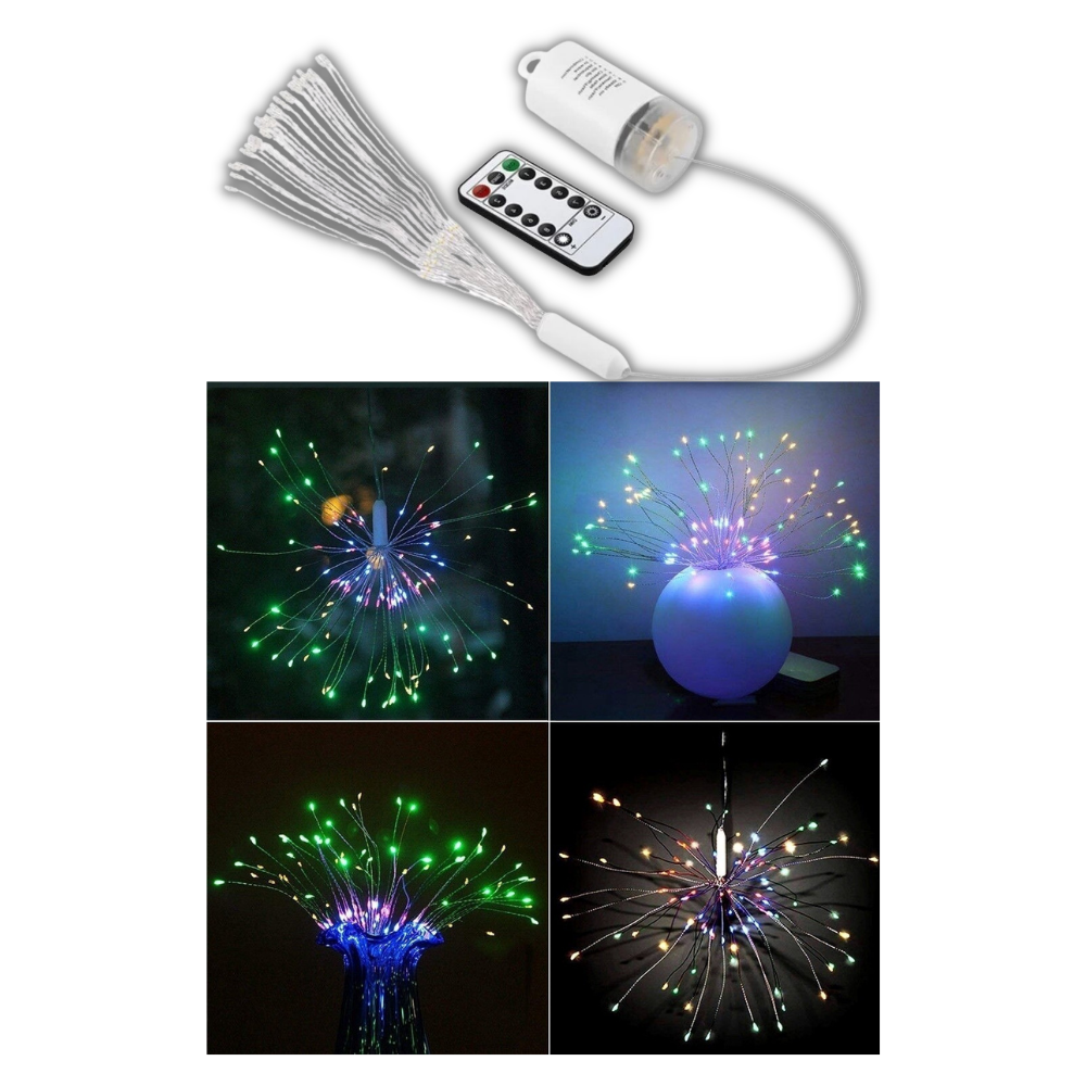 Guirlande de feux d'artifice à LED