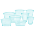 Lot de 8 sacs réutilisables en silicone pour aliments