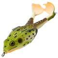 Leurre de pêche en silicone en forme de grenouille
