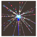 Lumières en forme de feux d'artifice électriques pour le jardin