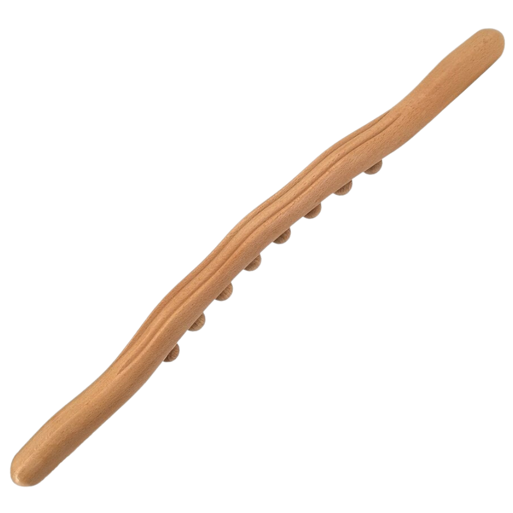 Masseur musculaire en bois naturel