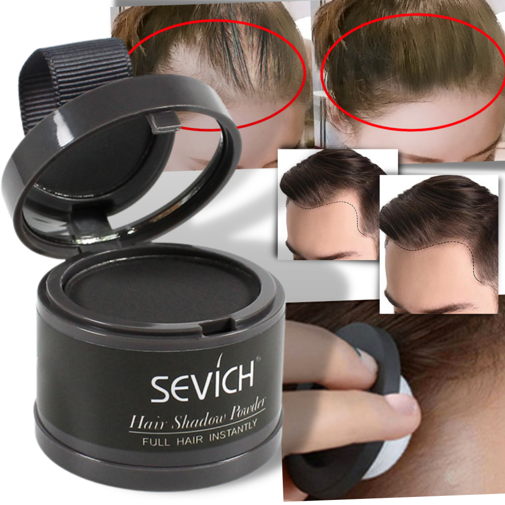 Poudre dissimulatrice de ligne de cheveux