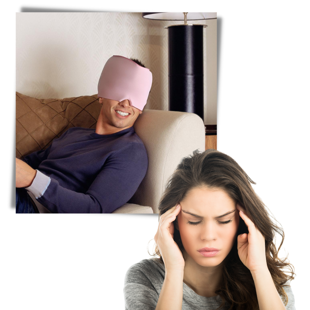 Bonnet anti migraine à thérapie chaud-froid
