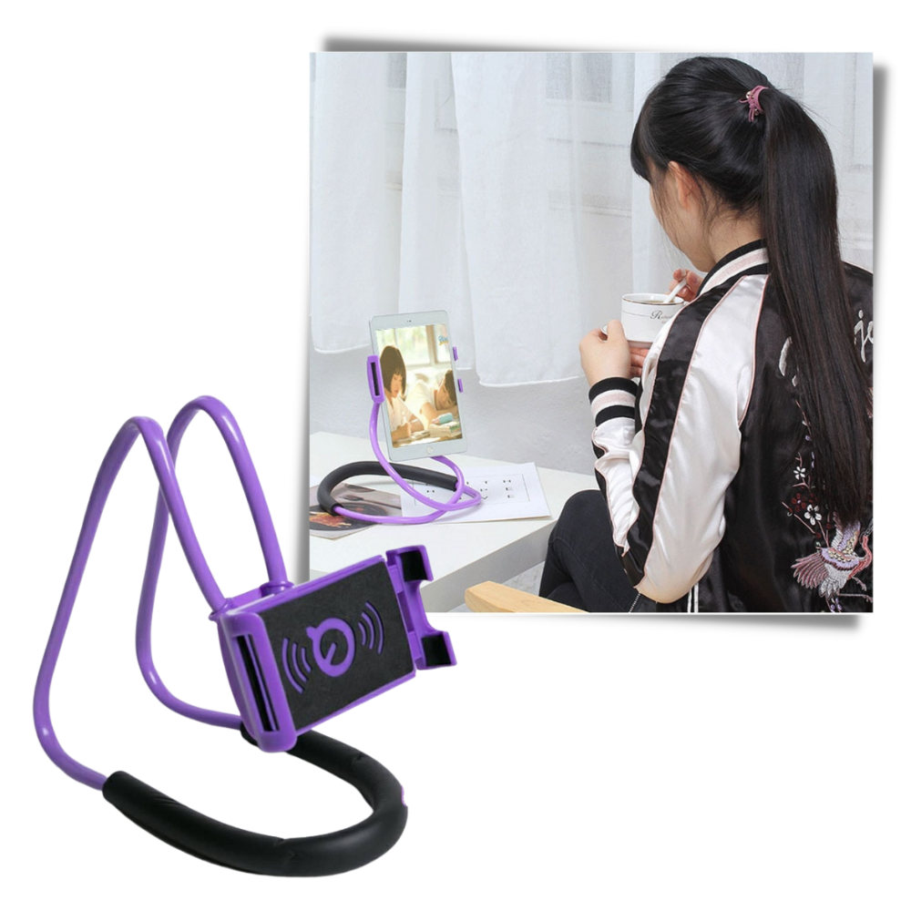Support de téléphone pour le cou
