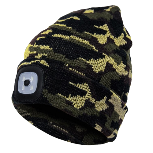 Bonnet avec lumière LED