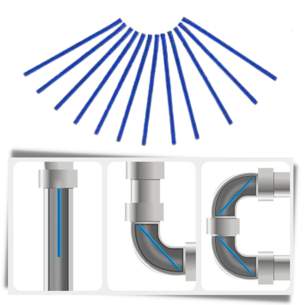 Lot de 12 bâtonnets de nettoyage pour évier