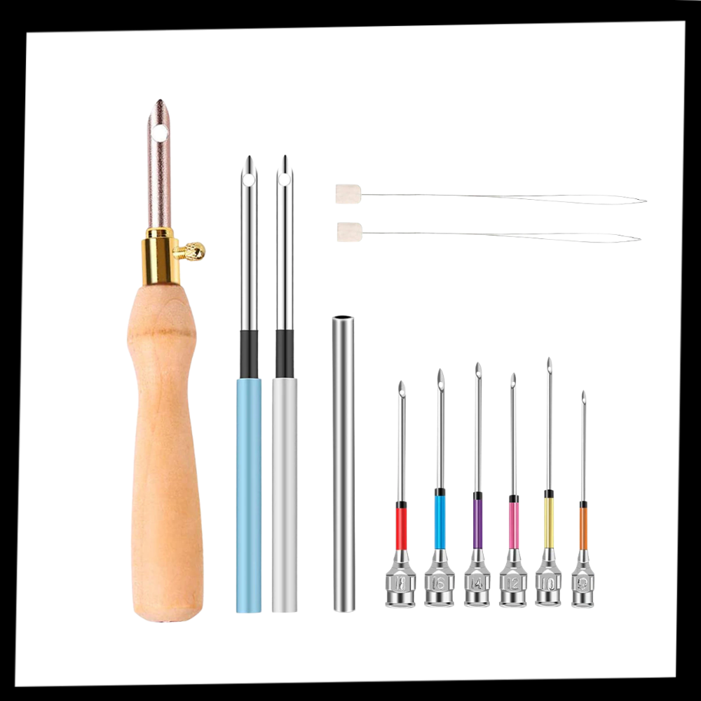 Kit d'aiguilles de broderie