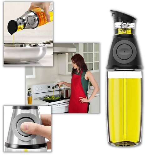 Bouteille distributrice d'huile de cuisine