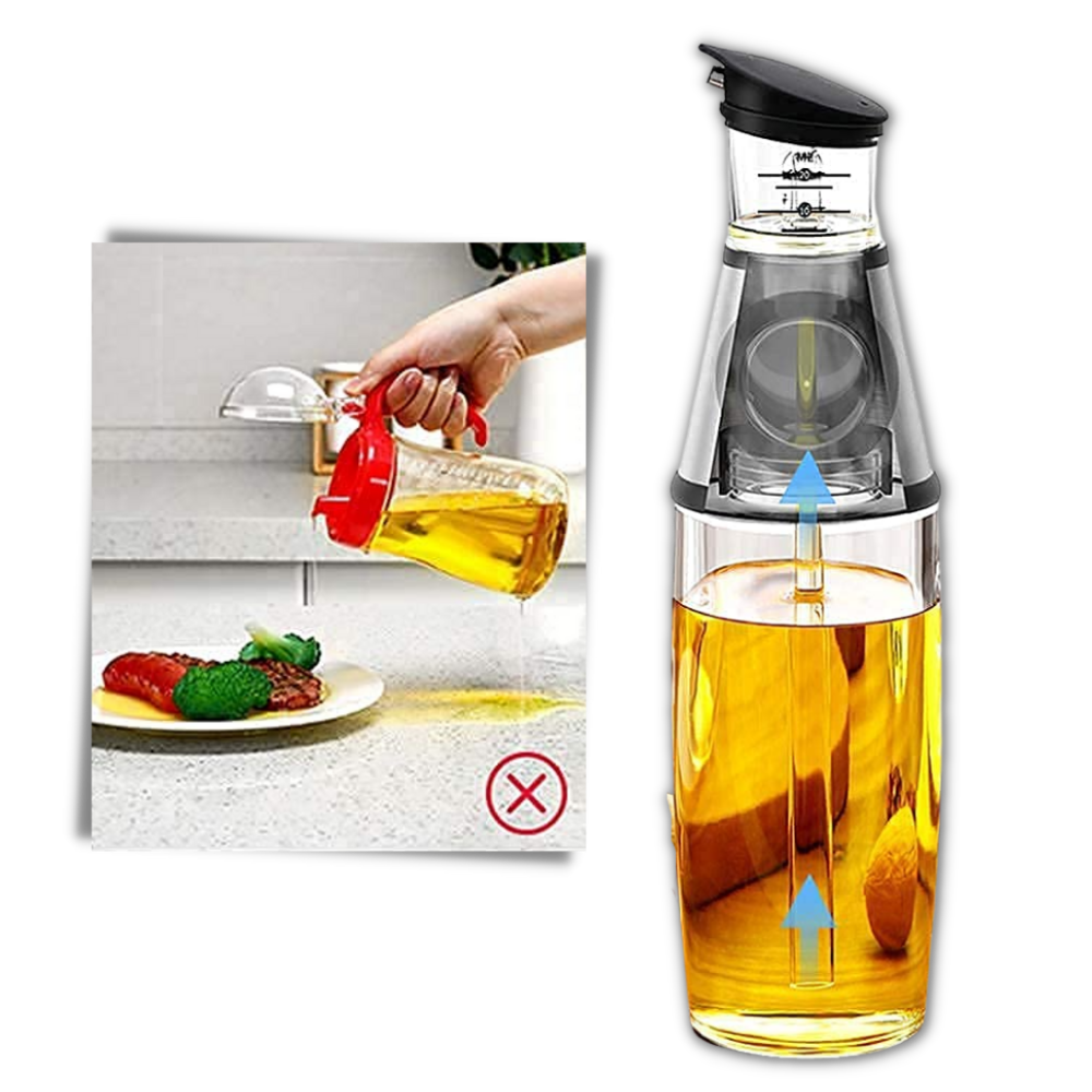 Bouteille distributrice d'huile de cuisine
