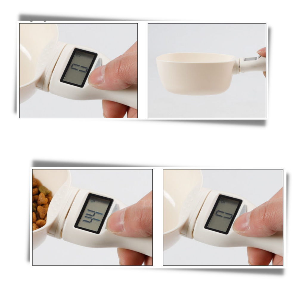 Cuillère à peser pour aliments d'animaux