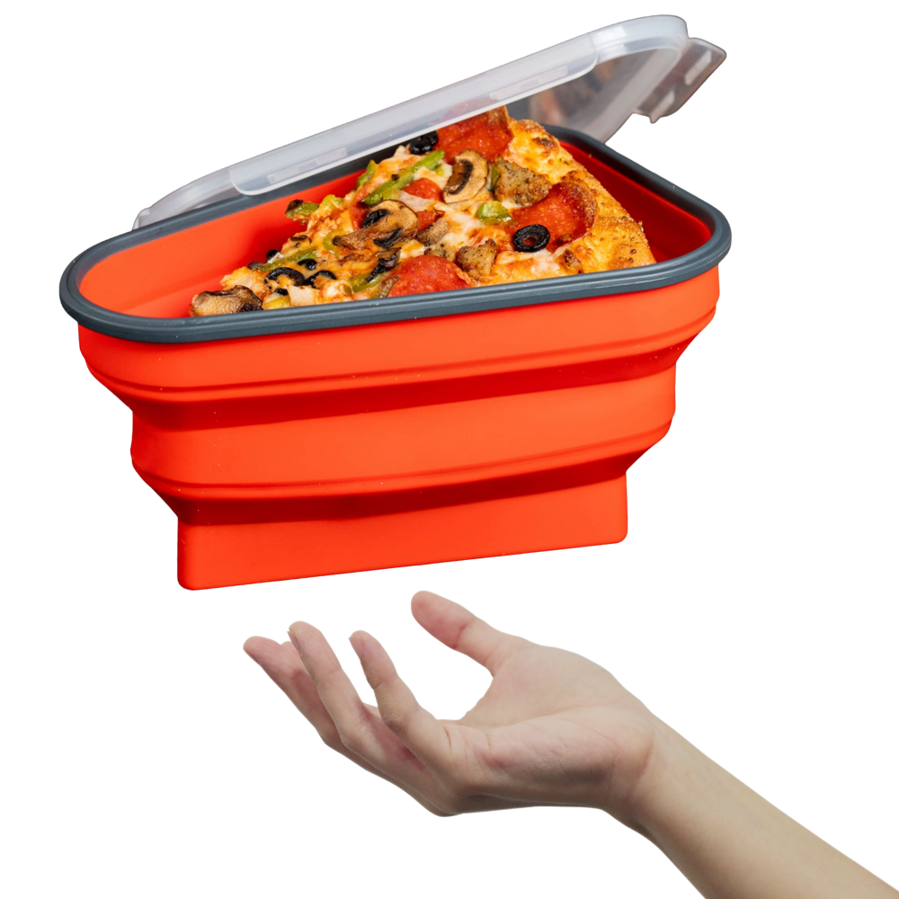 Boite extensible de conservation de pizza