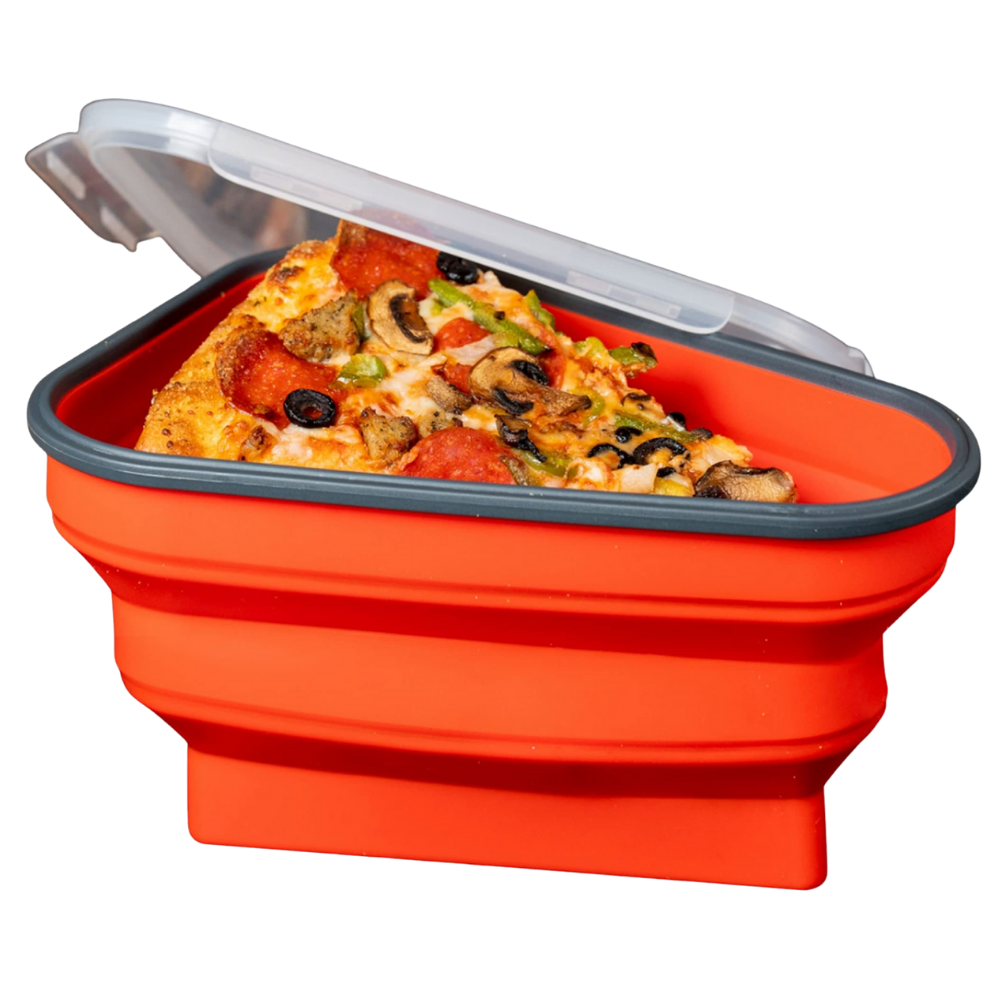 Boite extensible de conservation de pizza