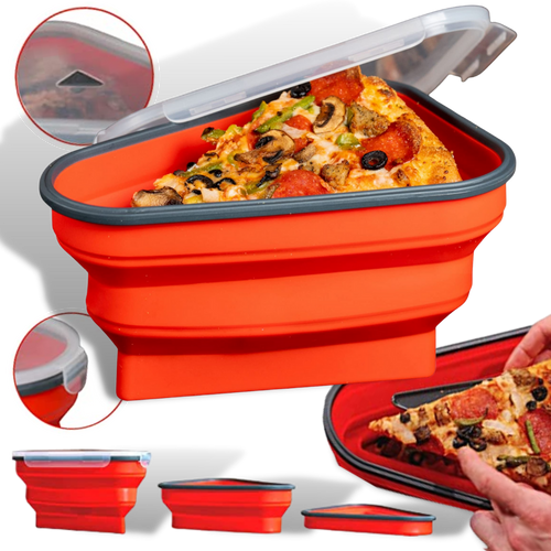 Boite extensible de conservation de pizza