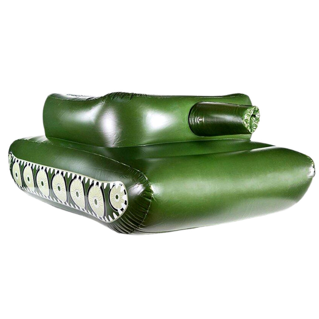 Char d'assaut gonflable pour piscine