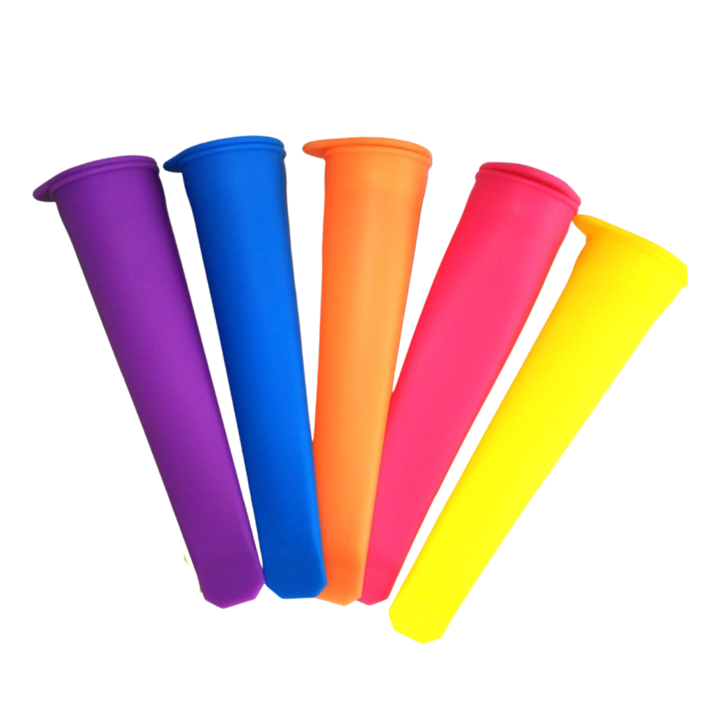 Pack de 5 moules en silicone pour sucettes glacées