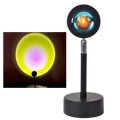 Lampe de bureau avec projecteur de lumière colorée LED