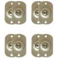Roue de meuble pivotante adhésive