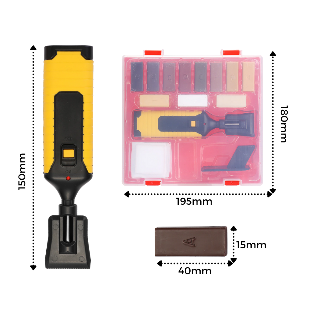 Set d'outils pour la réparation des carreaux en céramique