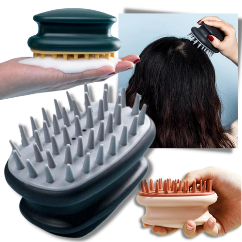 Brosse de massage du cuir chevelu