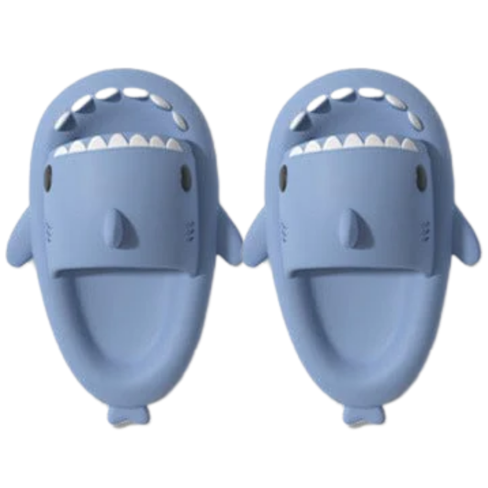 Chaussons de plage en forme de requin