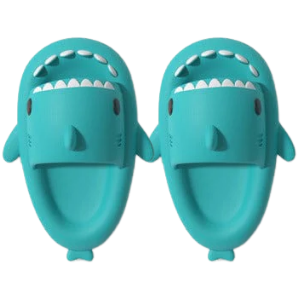 Chaussons de plage en forme de requin