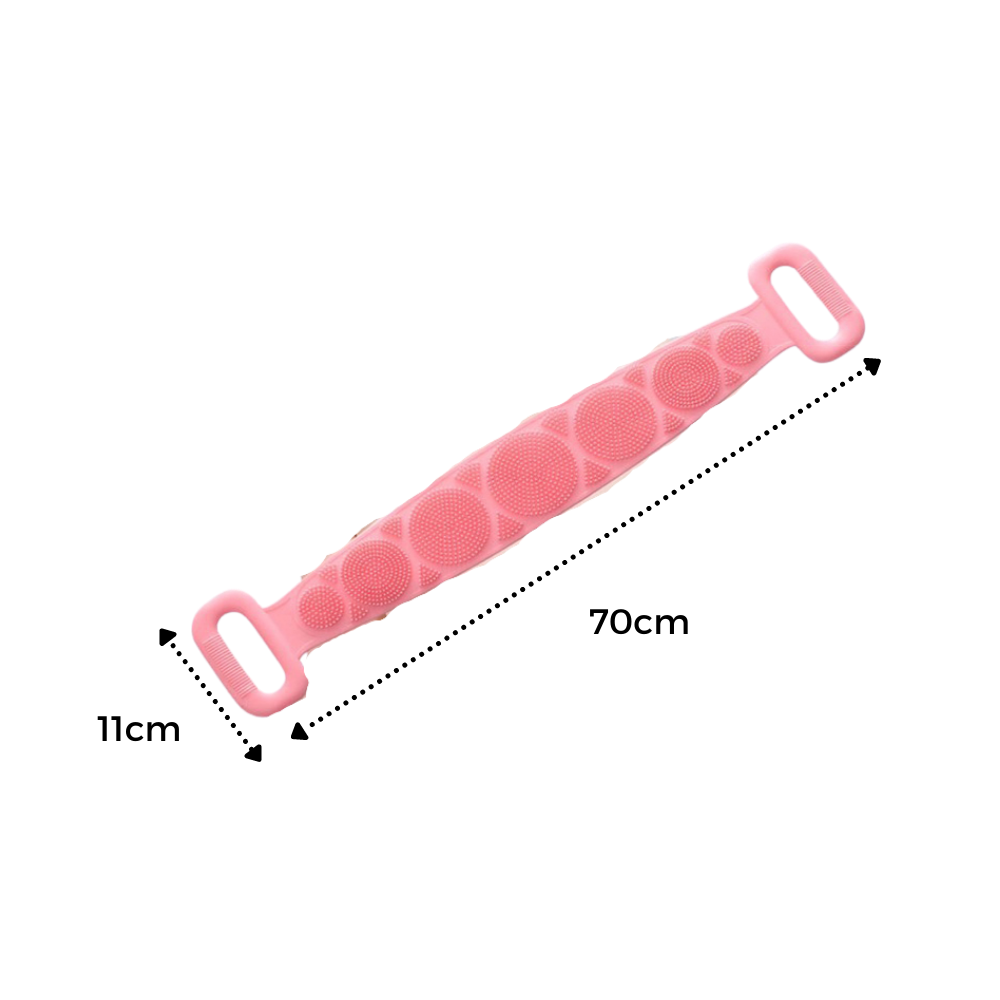 Exfoliant en silicone extensible pour le corps