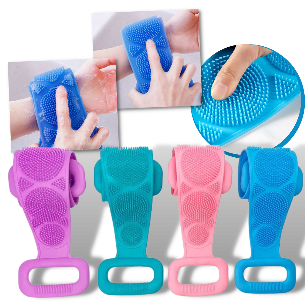 Exfoliant en silicone extensible pour le corps