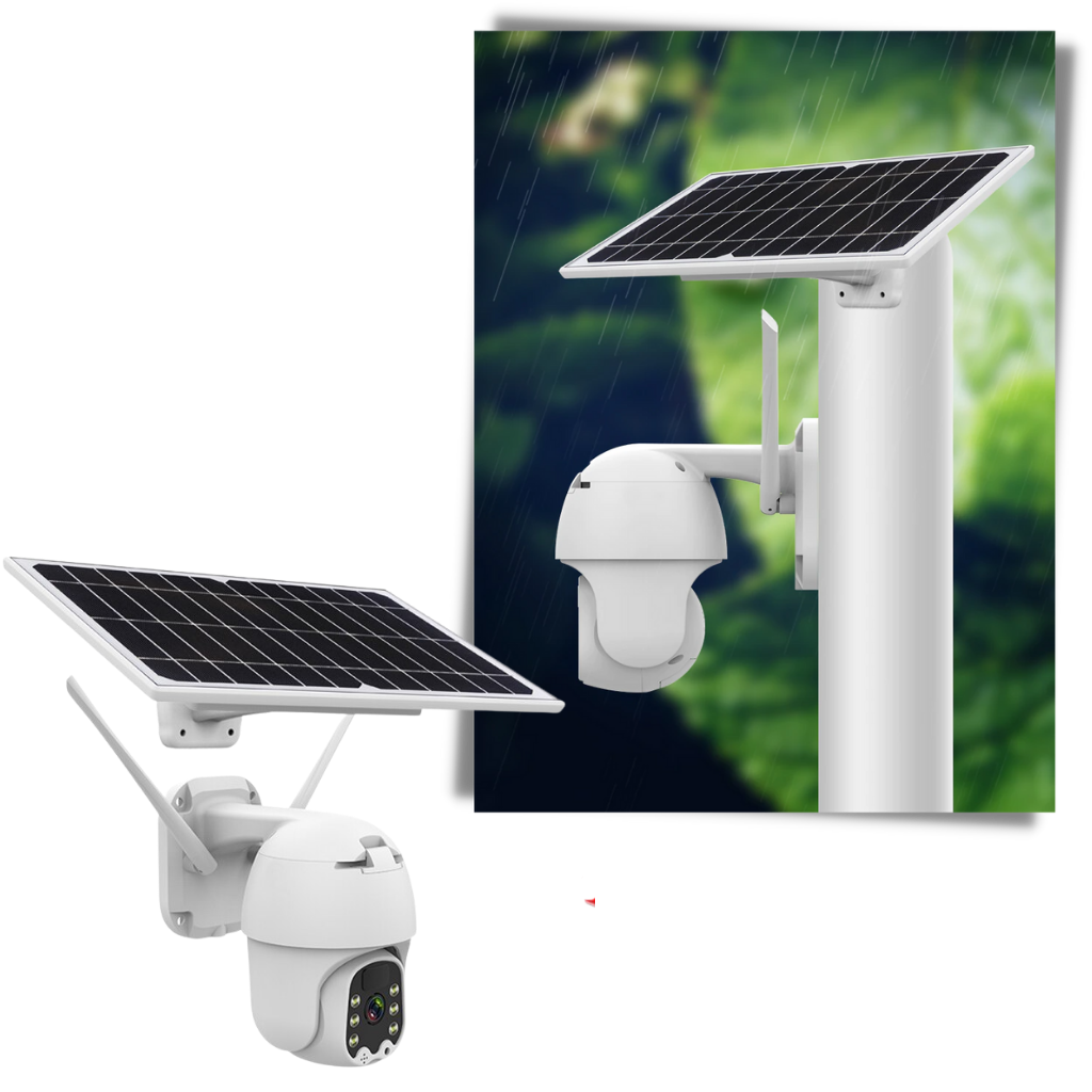 Caméra extérieure à énergie solaire