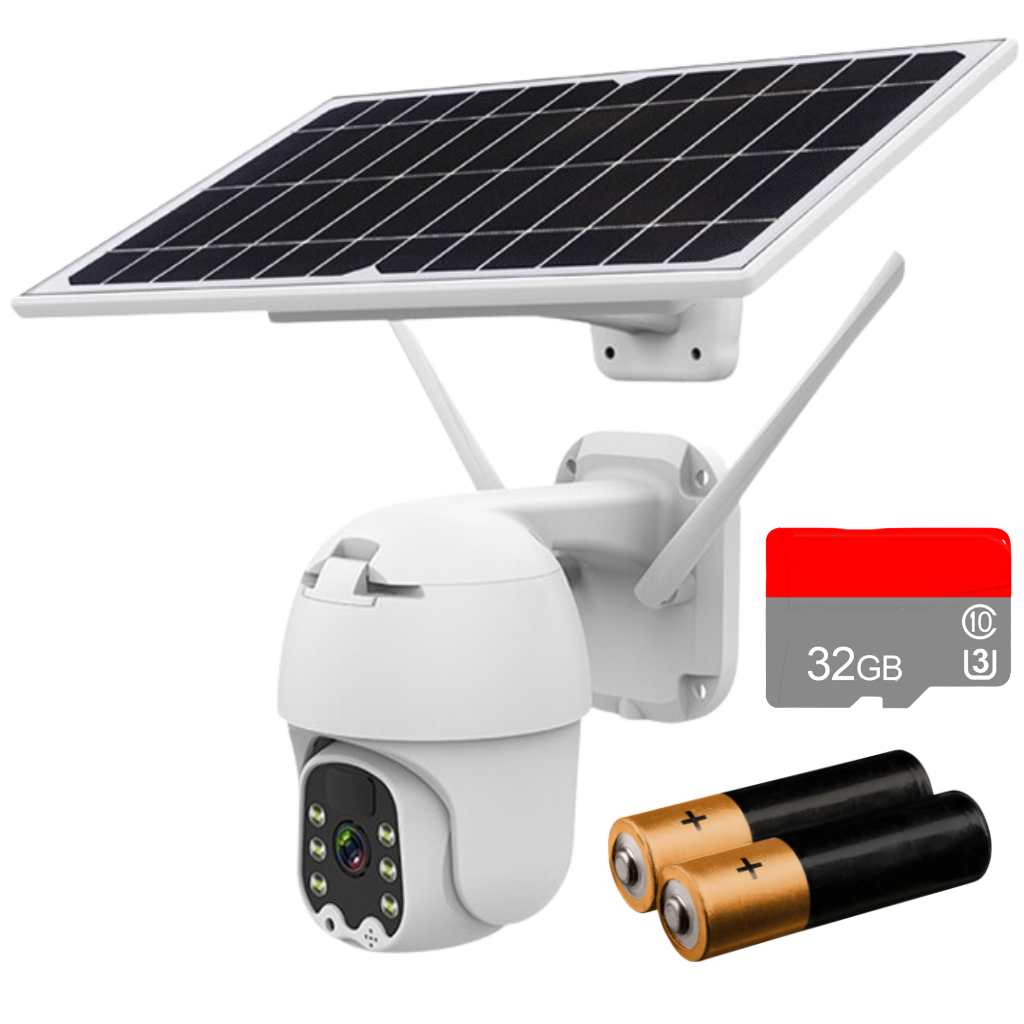 Caméra extérieure à énergie solaire