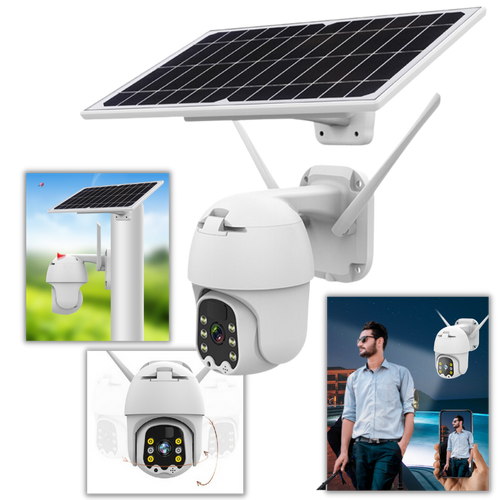 Caméra extérieure à énergie solaire