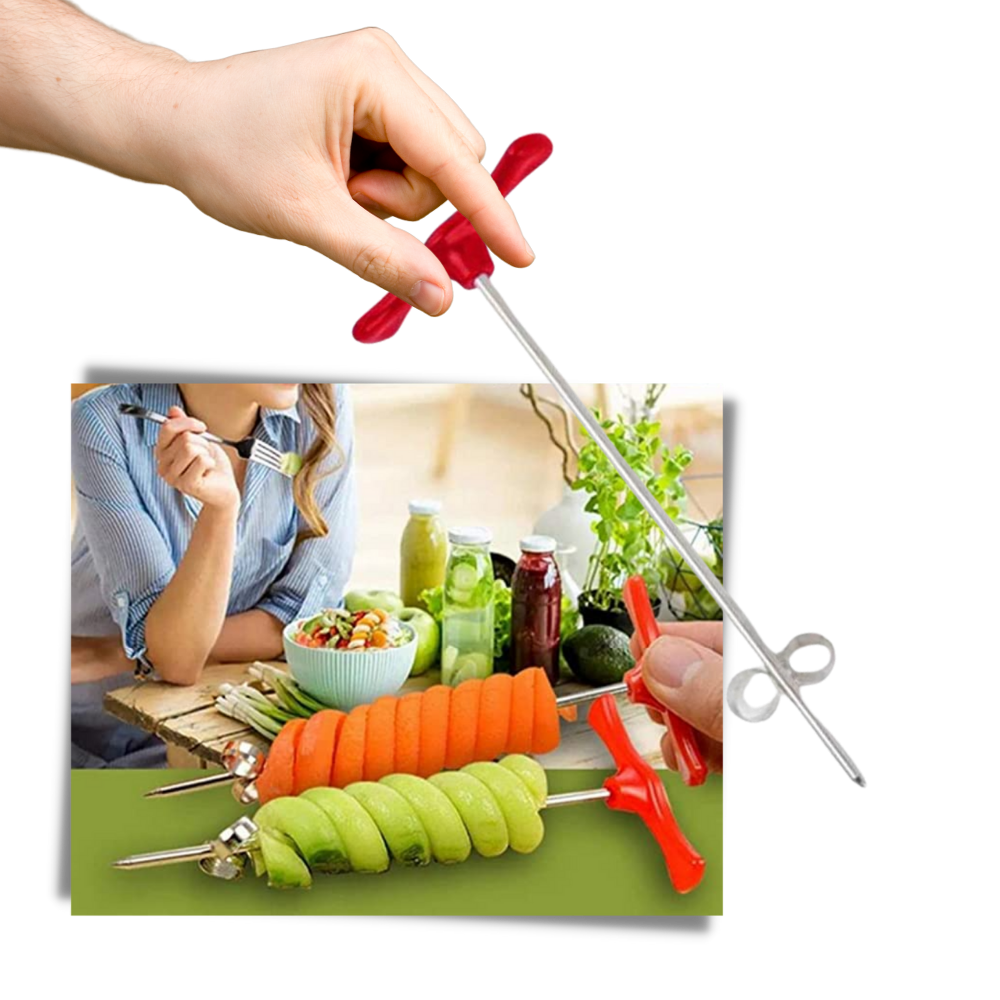 Outil coupe-légumes en spirale