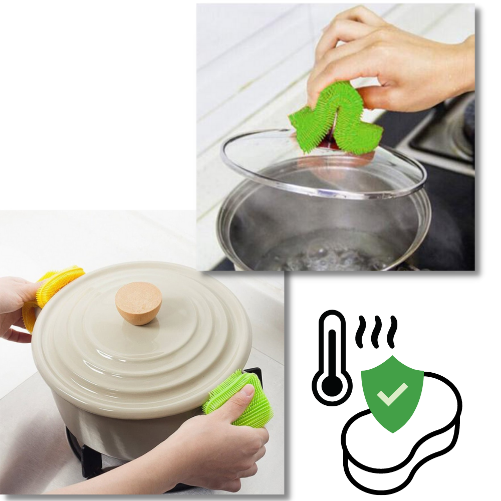 Éponge de cuisine en silicone