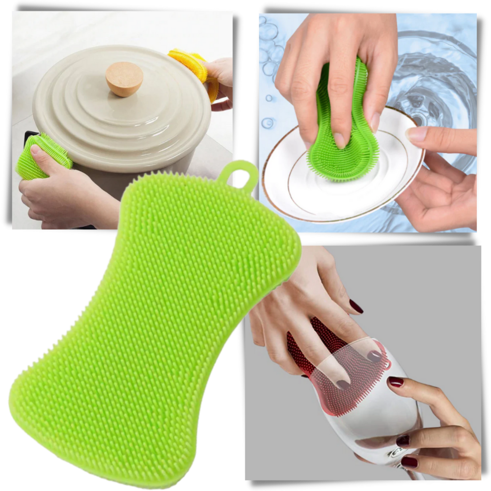 Éponge de cuisine en silicone