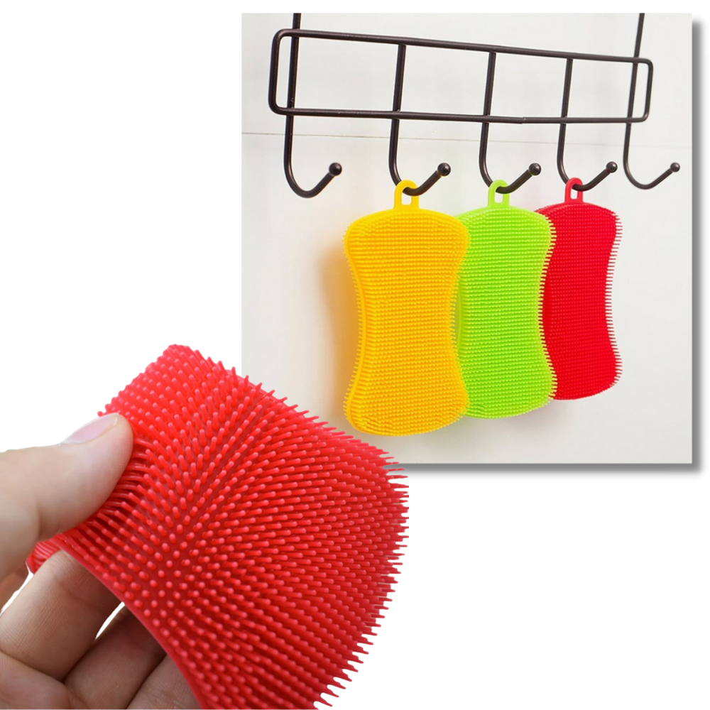 Éponge de cuisine en silicone